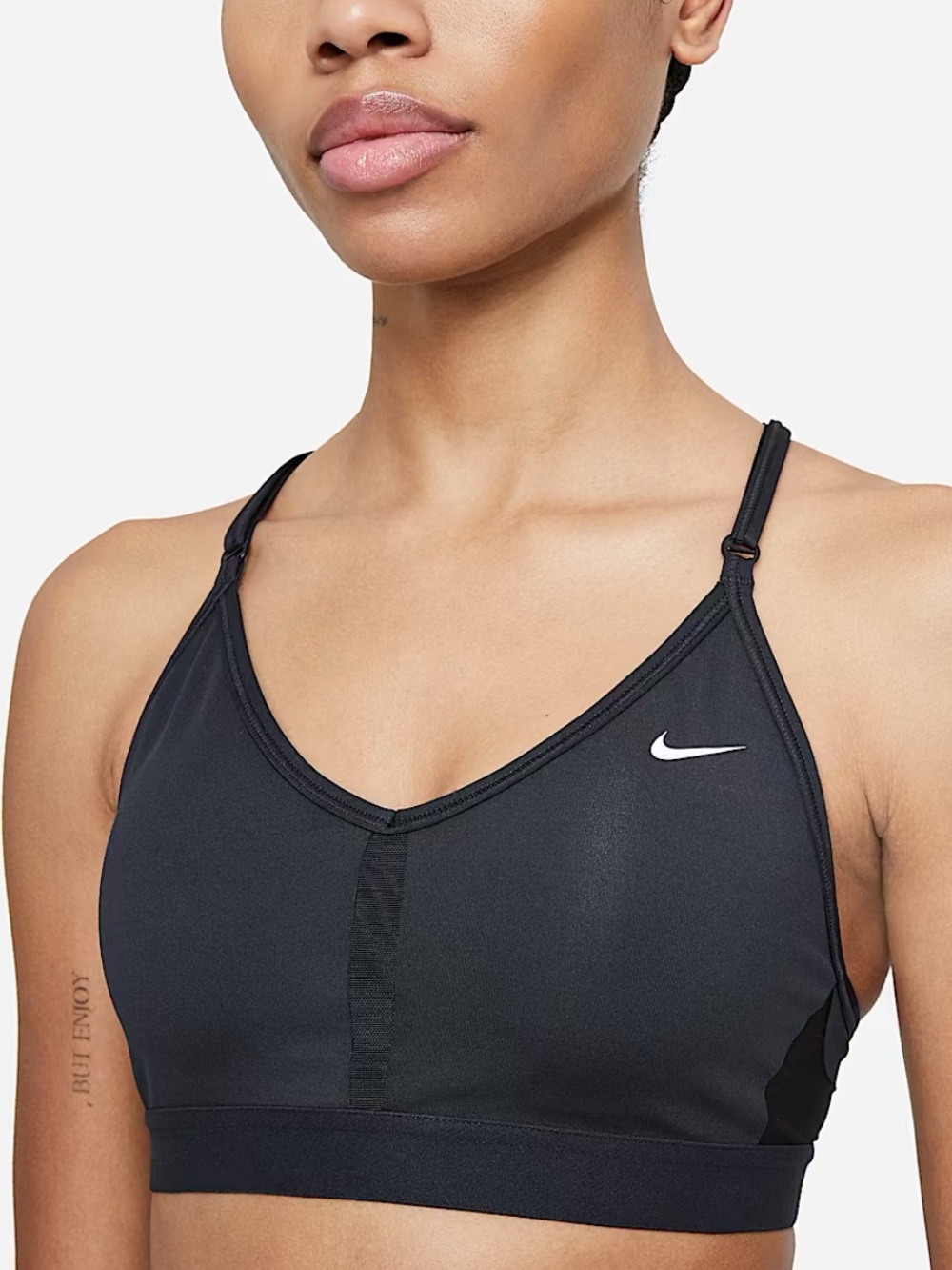 NWT Nike Women’s Black Dri Fit Indy Sports Bra MED